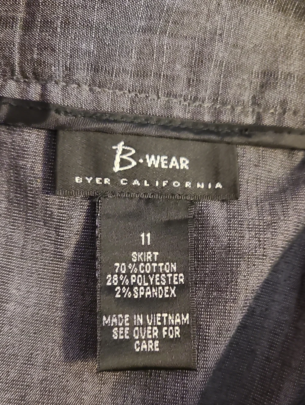 Byer California Gray Pencil Skirt - Subtle Texture